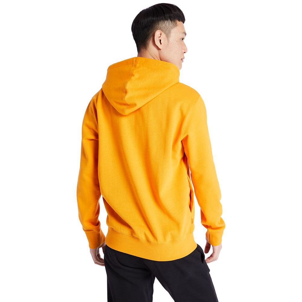 Timberland Mens Sweatshirts Camo Tree-Logo Hoodie - Orange - India NQ0532894